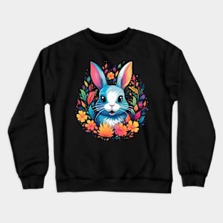 Rabbit Happiness Crewneck Sweatshirt